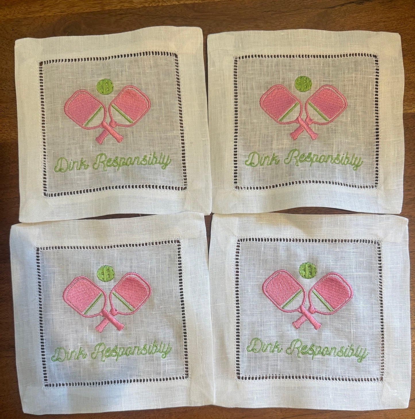 Pickleball Cocktail Napkins