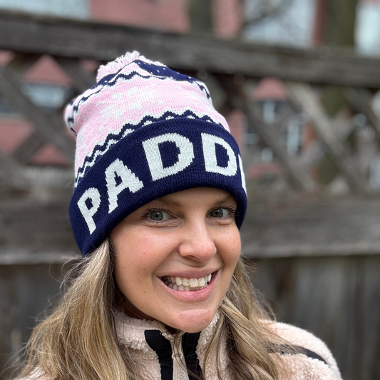 The Let it Snow Paddle Knit Hat